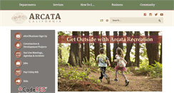 Desktop Screenshot of cityofarcata.com