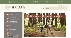 Desktop Screenshot of cityofarcata.org
